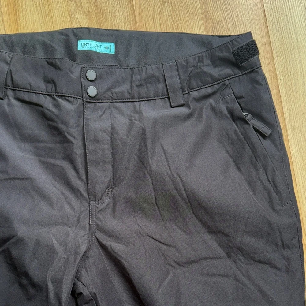 Roxy NEW size Large L snow ski snowboard Black Straight Leg Pants - Picture 5 of 9